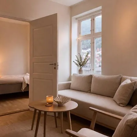 Apartament Bryggen Og Havneutsikt, Felles Takterrasse Bergen