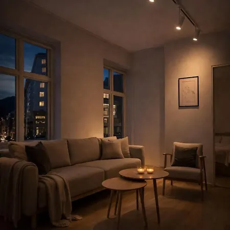 Apartament Bryggen Og Havneutsikt, Felles Takterrasse Bergen