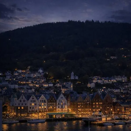 Bryggen Og Havneutsikt, Felles Takterrasse Apartament Bergen