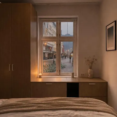 Apartament Bryggen Og Havneutsikt, Felles Takterrasse *